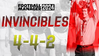 ARSENE WENGERS INVINCIBLE 442 TACTIC IN FM24 [upl. by Pascale]