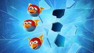 Angry Birds Space  Blue Birds Gameplay [upl. by Idnod6]