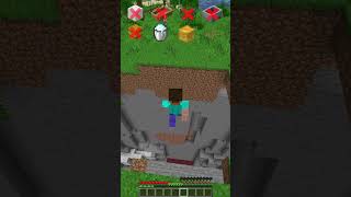 Dimension Fall vs Saving Blocks meme minecraft shorts [upl. by Yevre]