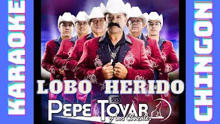 KARAOKE  Lobo Herido  Pepe Tovar y Los Chacales [upl. by Enelyw11]