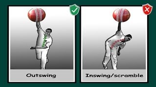 Cricket bowling tips by Geoff Lawson key tips for outswing bowling [upl. by Ebeneser]