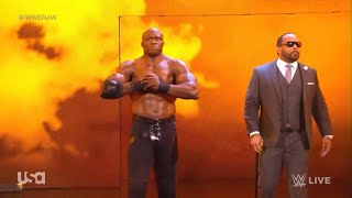 Bobby Lashley Return with MVP Entrance Raw Nov 8 2021 HD [upl. by Padriac948]