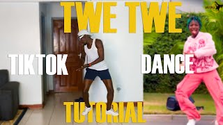 KIZZ DANIEl TWE TWE tiktok challenge Tutorial [upl. by Leasia]