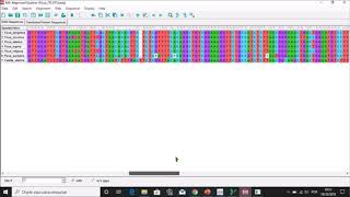 FILOGENIA  Alineación MEGAXBioEditSeaViewClustalX [upl. by Ynnhoj]