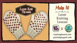 How to make a THRUM Loom Knitting [upl. by Ragnar]