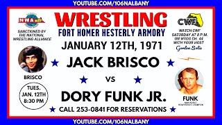 Jack Brisco vs Dory Funk Jr January 12th 1971 Championship Wrestling From Florida [upl. by Rayburn95]