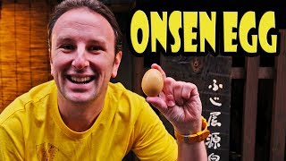 Eating Onsen Eggs in Kurokawa Onsen in Japan [upl. by Kelcey405]