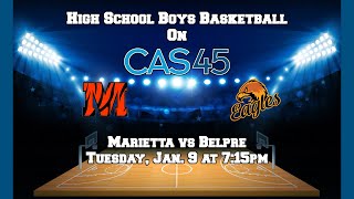 Marietta vs Belpre Boys High School Basketball [upl. by Nered678]