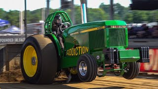 Tractor Pulling 2024 Hot Farm Tractors Goshen IN Elkhart County Fair Pull Indiana Pulling League [upl. by Geoffry]