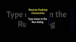 Remote Desktop Connection remotedesktopconnection remotecontrol remoteaccess remotedesktop [upl. by Beetner]