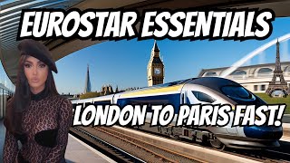 Eurostar from London to Paris I Eurail Interrail Pass [upl. by Sheets]