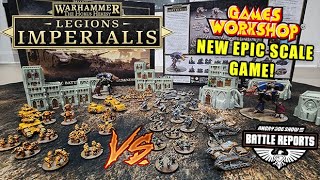 NEW Legions Imperialis Battle Report  Imperial Fists vs Solar Auxilia Starter Set Battle [upl. by Ernald]