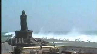 TSUNAMI at Kanniyakumari Tamilnadu [upl. by Yadnil88]