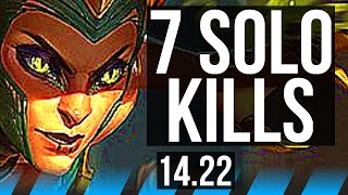 CASSIOPEIA vs CORKI MID  7 solo kills Legendary 1122  KR Master  1422 [upl. by Dulcy]