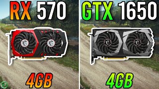 RX 570 4GB vs GTX 1650 4GB  Any Difference [upl. by Nodla]