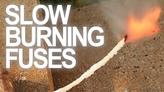 How To Make Slow Burning Fuses [upl. by Arded]