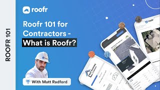 Roofr 101 for Contractors  What is Roofr [upl. by Krakow20]