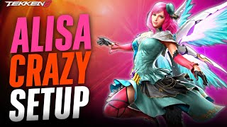 Tekken 8 Alisa Crazy Setup [upl. by Eniruam]