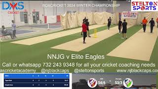 Stelton Sports Indoor Boxcricket 2024 league NNJG v Elite Eagles [upl. by Davilman561]