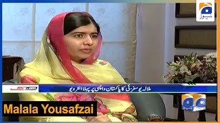 Interview of Malala Yousafzai by Hamid Mir in Capital Talk [upl. by Clotilda227]