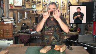 Making 2 Wooden Boxes Signed in AUSLAN by Mike Webb [upl. by Shirl]