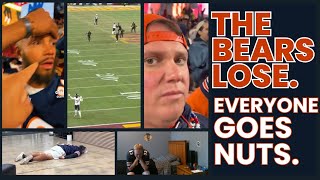 THE BEARS LOSE EVERYONE GOES NUTS Epic fan reactions set to epic music [upl. by Aitan]