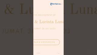 Lucinta Luna Umumkan Tunangan dan Sebut Segera Halal Netizen Jangan Pakai Kata Bismillah [upl. by Ahsinev]