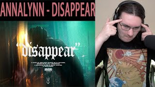 Metalhead Reacts  ANNALYNN  DISAPPEAR Official Music Video [upl. by Janean]