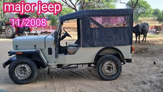 Mahindra major second hand jeep Model 2008old model major jeep jeep mahindra [upl. by Meerek]