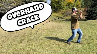 Overhand Crack Whip Crack Tutorial [upl. by Aihtekal795]