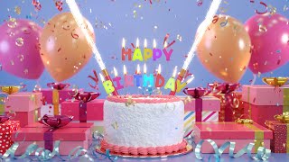 Animated Happy Birthday To You Song [upl. by Noiztneb]