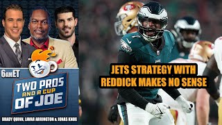 Jets Handling of Haason Reddick Is Mind Boggling l 2 PROS amp A CUP OF JOE [upl. by Etessil]