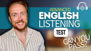 Can you PASS this Advanced English Lightening test  Listening amp Vocabulary Lesson [upl. by Ayekim]