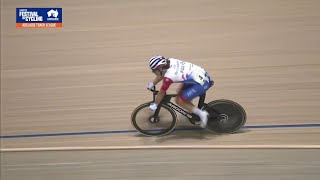 Jensen Plowright victory  Adelaide Track League  Santos Festival of Cycling 2022 [upl. by Felike650]