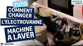 Comment changer lélectrovanne dune machine a laver BOSCH ou SIEMENS [upl. by Leissam]