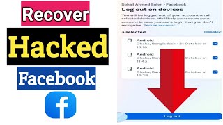 How to Recover Hacked Facebook Account 2024  Facebook Hacked Recovery 2024 [upl. by Zerk]