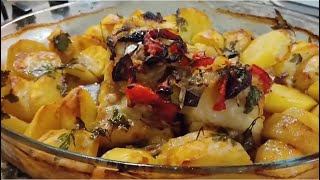 Bacalhau Assado no Forno [upl. by Lyudmila]