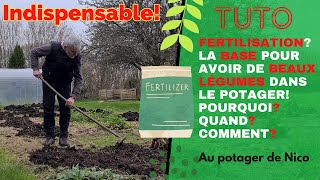 Fertiliser son potager 🌱 cest la base indispensable pour avoir de beaux légumes [upl. by Akirahc6]