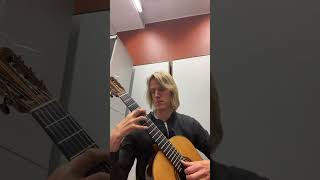 Practising Fishermans Horizon from Final Fantasy VIII orig composition by Nobuo Uematsu guitar [upl. by Nolham]