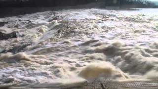 Raging Floodwaters On Oklahomas Poteau River [upl. by Eiffub48]