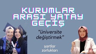 YATAY GEÇİŞ İLE ÜNİVERSİTE DEĞİŞTİRMEK HAKKINDA HER ŞEY  KURUMLAR ARASI YATAY GEÇİŞ YAPMAK [upl. by Viki567]