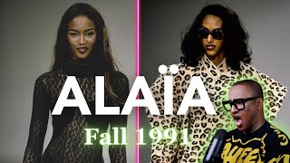 Azzedine Alaïa’s ICONIC Fall 1991 Runway Show  A Must Watch [upl. by Vinni]