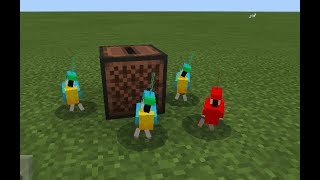 How to tame parrots in Minecraft and make them dance with John Cena [upl. by Durante]