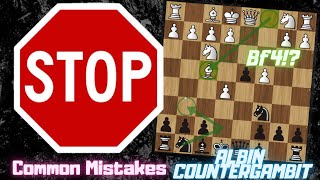 DONT DO IT The Common Mistakes by White in the Albin Counter Gambit  👑 Gambit Declined Series [upl. by Kra]