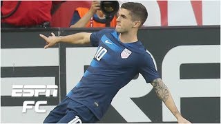 Christian Pulisic scores cheeky goal limps off with injury in 11 draw  USMNT vs Chile [upl. by Naraj]