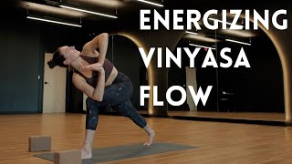 65 Minute Yoga Energizing Vinyasa with Reeves Trivette [upl. by Odlanar]