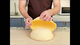 Banneton Bread Proofing Basket for sourdough bread [upl. by Mcneil]