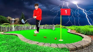 Can We Finish A Mini Golf Course Before The Thunderstorm [upl. by Ardiek774]