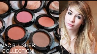 My MAC Blusher amp Mineralised Skin Finish Collection [upl. by Viviene]