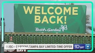 Busch Gardens launches deal for free park admission through end of the year [upl. by Prissy]